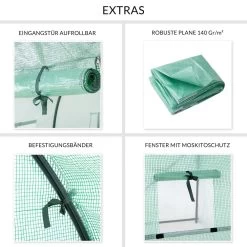 Gardebruk Foliengewächshaus 350x200x200cm -Gartenmöbel Und Dekoration Geschäft 02e1f8ca28334a3e1d0833e471318411 de 108243d 11 1