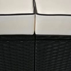 Polyrattan-Bank Schwarz/Creme 210x70x70cm + Sonnendach 16 Polyrattan-Bank Schwarz/Creme 210x70x70cm + Sonnendach -Gartenmöbel Und Dekoration Geschäft 030e5d08a21ee9641f27559968cf0cae de 991028d 5 1