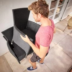 Polyrattan Garten-Sitzgruppe Riga 7-tlg. Schwarz -Gartenmöbel Und Dekoration Geschäft 0393212ca6b45cc8aa4bbcc72282ab5a de 992867d 25 2 1