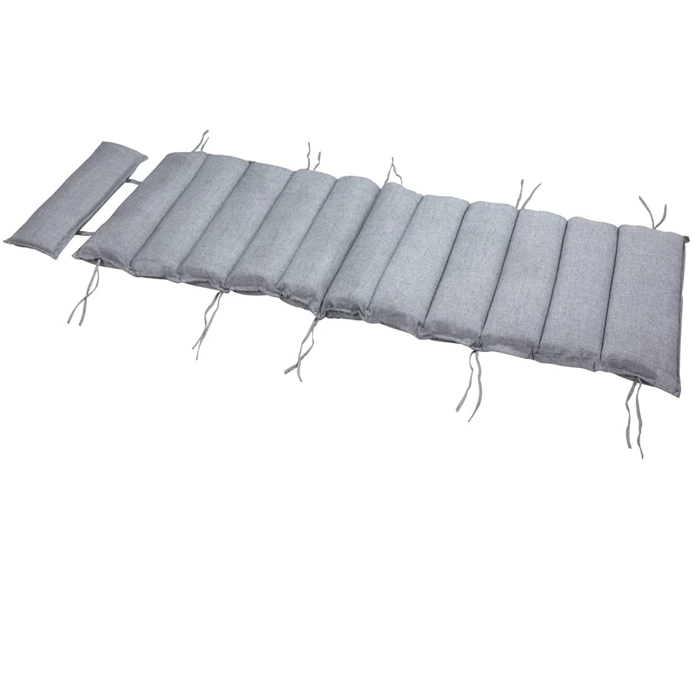 Auflage Schwungliege Grau Meliert 177x58x7cm 3 Auflage Schwungliege Grau Meliert 177x58x7cm