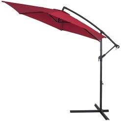 Ampelschirm Rot Alu Ø300cm UV-Schutz 50+ 23 Ampelschirm Rot Alu Ø300cm UV-Schutz 50+ -Gartenmöbel Und Dekoration Geschäft 044650e008ffe0922fca18a7412f3ae9 a de 104079g 1