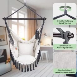 Hängesessel Creme 170x100x150cm 15 Hängesessel Creme 170x100x150cm -Gartenmöbel Und Dekoration Geschäft 05fe61d974653b1c3bd489c952dfaec5 666