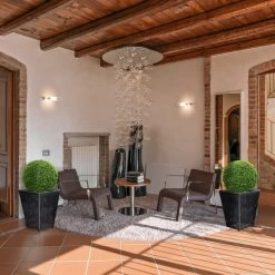 Blumenkasten Acapulco 2er-Set Schwarz 36x36x40cm -Gartenmöbel Und Dekoration Geschäft 0631211aba58037dccbc3984a43e0b79 de 108061d 8 1