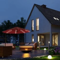 LED Solar Ampelschirm Haiti Rot Ø300cm 17 LED Solar Ampelschirm Haiti Rot Ø300cm -Gartenmöbel Und Dekoration Geschäft 066788bbc3c93ffc4b1e565edc03694a 22