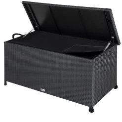 Polyrattan Auflagenbox Schwarz 122x56x61cm Griffe 27 Polyrattan Auflagenbox Schwarz 122x56x61cm Griffe -Gartenmöbel Und Dekoration Geschäft 087cbe5b07f63833cf37026f8cd7c705 de 102318d 3 1