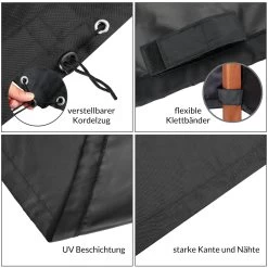 Abdeckung Sitzgruppe Anthrazit 308x138x89cm -Gartenmöbel Und Dekoration Geschäft 09476916cf57970bef9f0836901c8d71 de 108652d 1 1