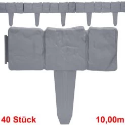 Beeteinfassung 4er-Set Granitoptik 10m 8 Beeteinfassung 4er-Set Granitoptik 10m -Gartenmöbel Und Dekoration Geschäft 0a2edf1912ea3635eda3012be099b79c a de 994477g 1