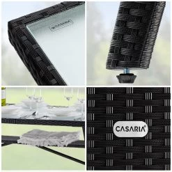 Polyrattan Gartentisch Takeo Schwarz 190x90x74cm Glas 14 Polyrattan Gartentisch Takeo Schwarz 190x90x74cm Glas -Gartenmöbel Und Dekoration Geschäft 0acb608da93c456dd80bc74d601c8bd4 de 995692d 07 1 1