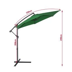 Ampelschirm Grün Alu Ø330cm UV-Schutz 50+ + Abdeckung 15 Ampelschirm Grün Alu Ø330cm UV-Schutz 50+ + Abdeckung -Gartenmöbel Und Dekoration Geschäft 0b34b227f0fde602acfd38cf1408b269 de 104082d 10 1