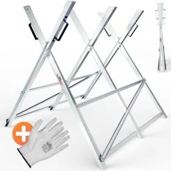 Holzsägebock Metall Verzinkt 83x81x88cm