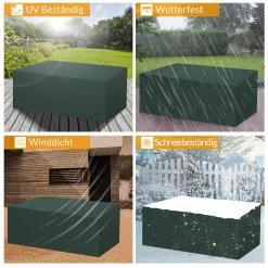 Abdeckung Sitzgarnitur Grün 308x138x89cm 19 Abdeckung Sitzgarnitur Grün 308x138x89cm -Gartenmöbel Und Dekoration Geschäft 0dc1261f90dcbe2f67e8a517f5c37905 de 108874d 5 1