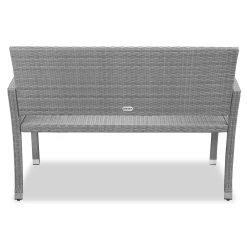 Polyrattan Gartenbank Grau 122x58x87cm -Gartenmöbel Und Dekoration Geschäft 0e3e0e3995ca1c99998140807ad4c58e de 108635d 1
