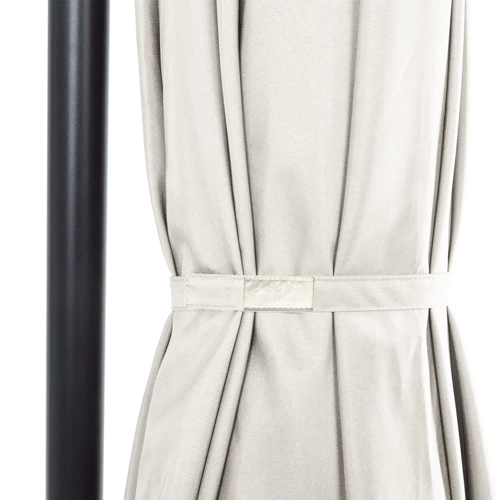 Ampelschirm Creme Alu Ø330cm UV-Schutz 50+ + Abdeckung 6 Ampelschirm Creme Alu Ø330cm UV-Schutz 50+ + Abdeckung – Bild 4