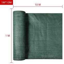 Balkonsichtschutz Dunkelgrün 1x10m