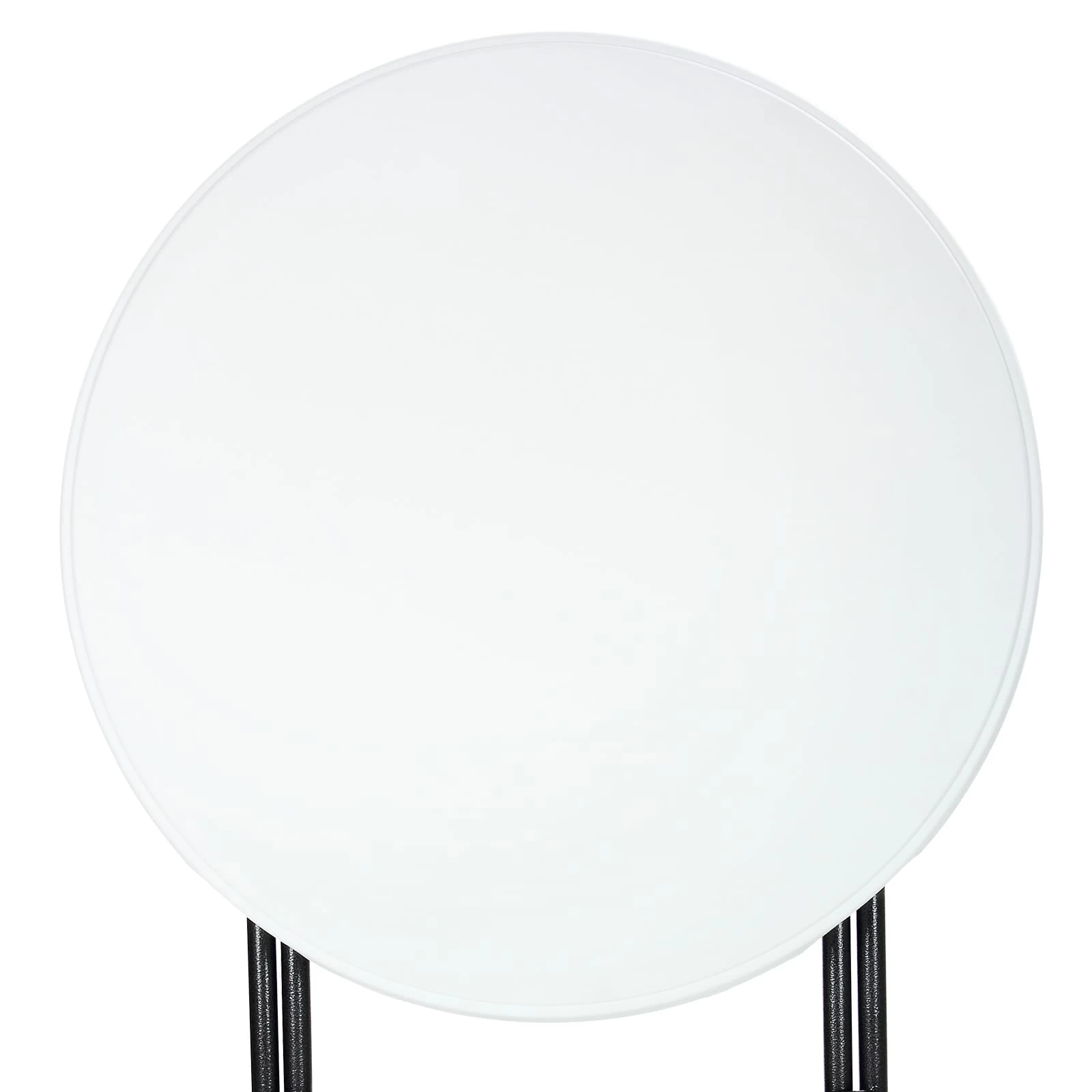 Stehtisch 2er-Set Weiß Kunststoff Ø75cm Klappbar 15 Stehtisch 2er-Set Weiß Kunststoff Ø75cm Klappbar – Bild 13