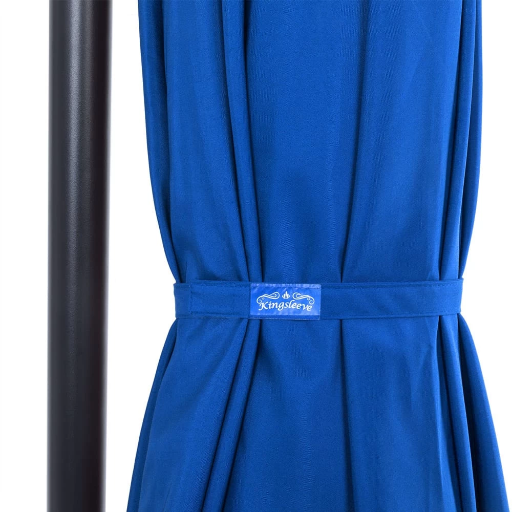 Ampelschirm Blau Alu Ø330cm UV-Schutz 50+ + Abdeckung 9 Ampelschirm Blau Alu Ø330cm UV-Schutz 50+ + Abdeckung – Bild 7