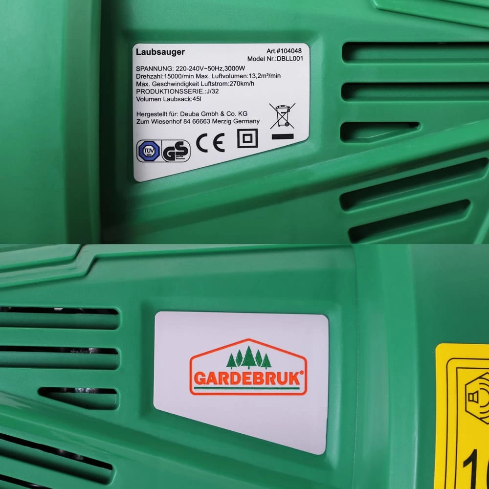 Elektrischer Laubsauger 3in1 TÜV Süd GS 7 Elektrischer Laubsauger 3in1 TÜV Süd GS – Bild 5