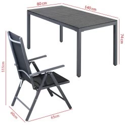 Garten-Sitzgruppe Bern 7-tlg. Anthrazit Alu WPC -Gartenmöbel Und Dekoration Geschäft 146e268b9de7a75a7252037efb5c9b4b de 994338d 16 1