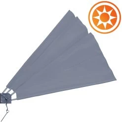 Balkonfächer 2er-Set Anthrazit 140x140cm Klappbar 11 Balkonfächer 2er-Set Anthrazit 140x140cm Klappbar -Gartenmöbel Und Dekoration Geschäft 1507e6deb2ef93059544cd8c5166a4c0 de 104406d 1