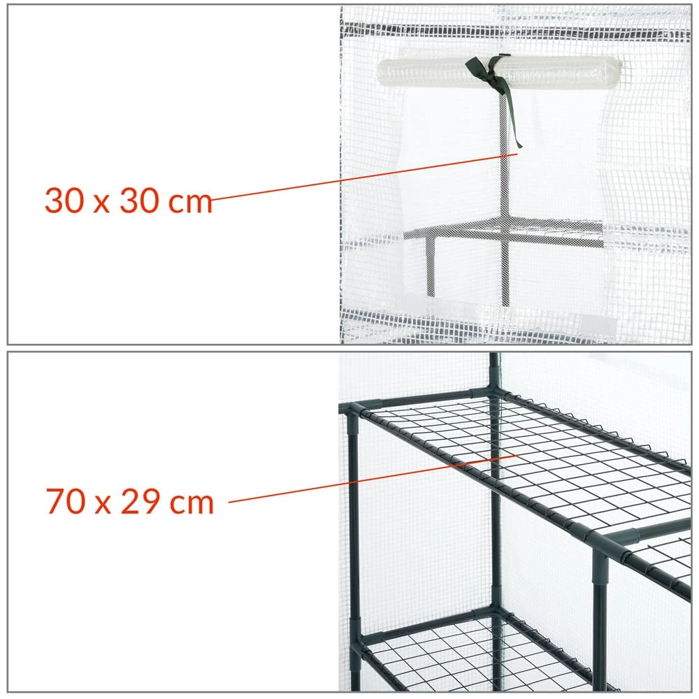 Foliengewächshaus 195x143x143cm 11 Foliengewächshaus 195x143x143cm – Bild 9