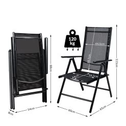 Gartenstuhl Bern 2er-Set Anthrazit -Gartenmöbel Und Dekoration Geschäft 15f85a59b0434c927e1e6c3dcb5b6770 de 105654d 12 1 2