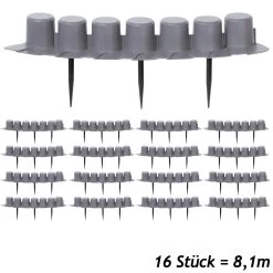 Beeteinfassung 2er-Set Grau 8,1m -Gartenmöbel Und Dekoration Geschäft 1654dfa9bdb9b819f376ebdeb17497c2 a de 993004g 1