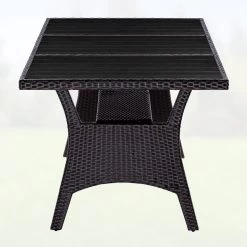 Polyrattan Gartentisch Takeo Braun 190x90x75cm WPC -Gartenmöbel Und Dekoration Geschäft 17a78e1b45fdcf78468b7f014ef19de9 de 995689d 21 1