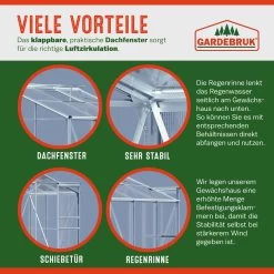 Alu Beistellgewächshaus 190x122x202cm Mit Fundament -Gartenmöbel Und Dekoration Geschäft 1966b54aea8f60d7f7d940b57f045acb 05 991464 on dts amz high de 1