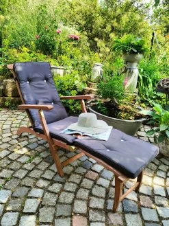 Sonnenliege Queen Mary Inkl. Auflage Anthrazit -Gartenmöbel Und Dekoration Geschäft 1b55a7a4d8c7e83e465061a3356939d7 de 102317d 42