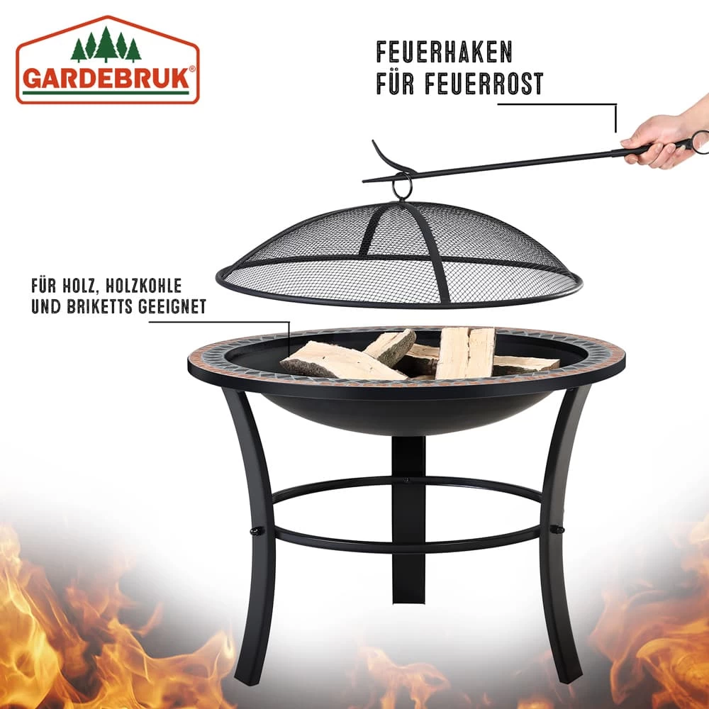 Feuerstelle Sevilla Mosaik Rund 7 Feuerstelle Sevilla Mosaik Rund – Bild 5