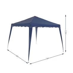 Faltpavillon Capri - Popup Dunkelblau 3x3m -Gartenmöbel Und Dekoration Geschäft 1ef45bda7cd90d7c5bf903262e6a67ae de 100946d 14 1