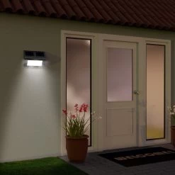 LED Solar-Wandleuchte 2er-Set Edelstahl -Gartenmöbel Und Dekoration Geschäft 1fa7d3e24fc802e745613b3aaab48bf0 de 101594d 13 1