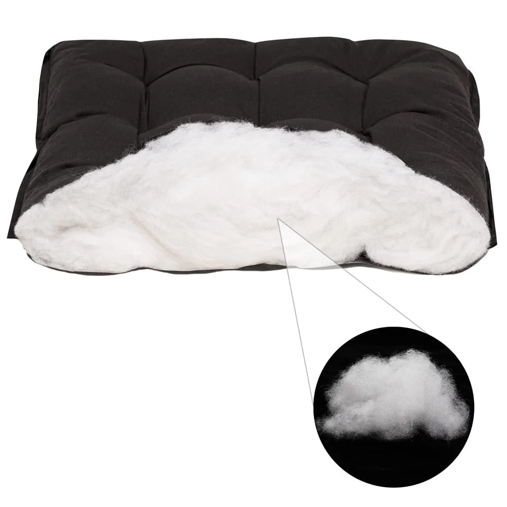 Sitzkissen 4er-Set Cozy Anthrazit 7 Sitzkissen 4er-Set Cozy Anthrazit – Bild 5