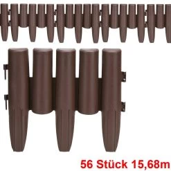 Beeteinfassung 7er-Set Braun 15,68m -Gartenmöbel Und Dekoration Geschäft 213b229899afd41205d35f7133f4870a a de 994492g 1