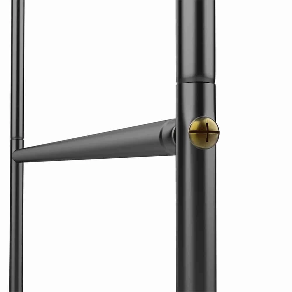 Rosenbogen 4er-Set Schwarz 240x37x140cm 7 Rosenbogen 4er-Set Schwarz 240x37x140cm – Bild 5