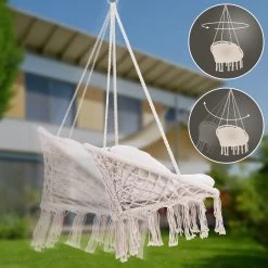 Hängesessel Creme 80x60x140cm 16 Hängesessel Creme 80x60x140cm -Gartenmöbel Und Dekoration Geschäft 23d6eea2f85f57846e302bb45cb70303 de 109256d 13 1