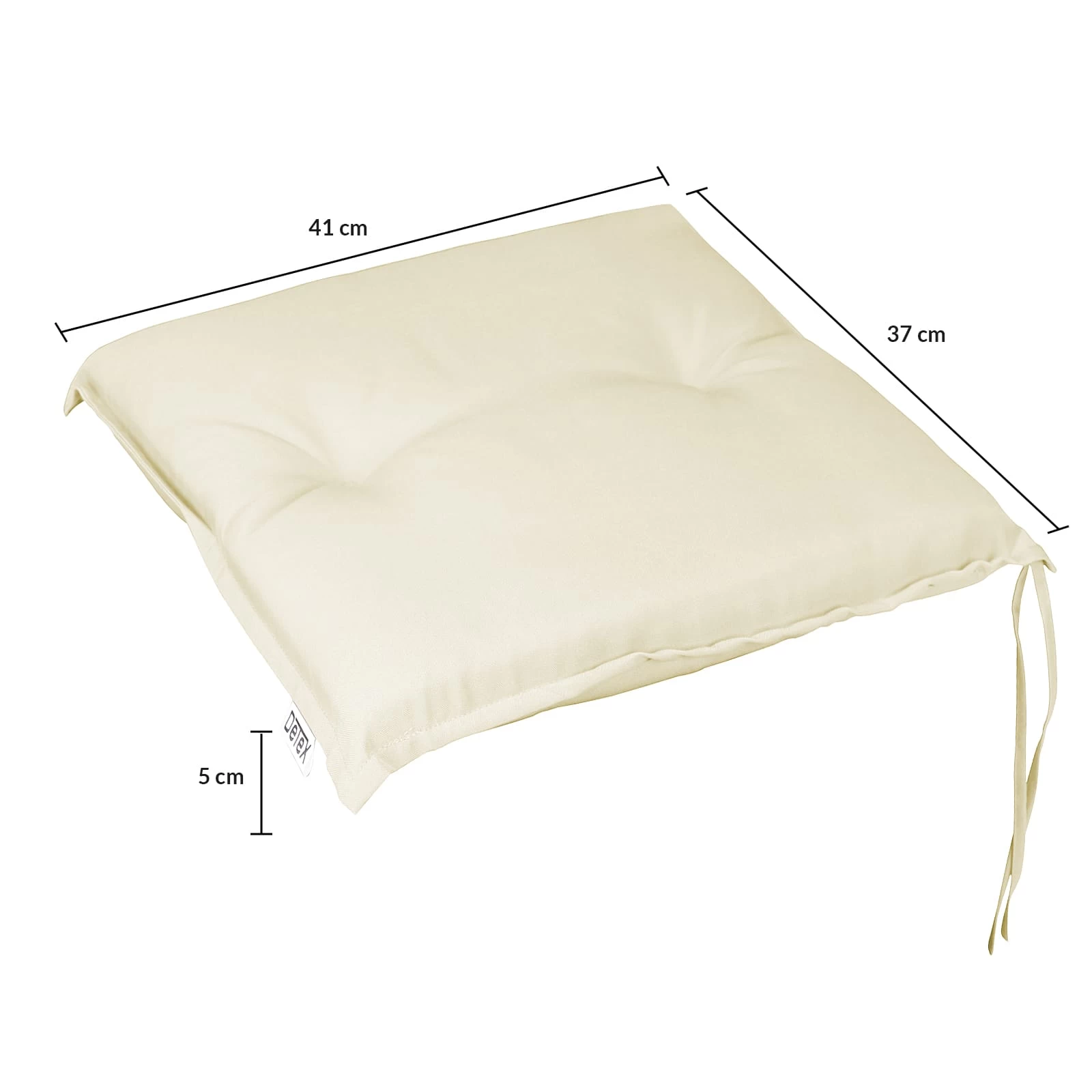 Sitzkissen 4er-Set Sydney Creme 8 Sitzkissen 4er-Set Sydney Creme – Bild 6