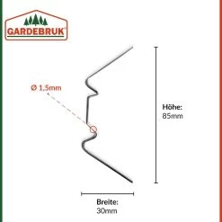 Gewächshausklammern-Set 100 Stück Verzinkt 11 Gewächshausklammern-Set 100 Stück Verzinkt -Gartenmöbel Und Dekoration Geschäft 25725a2d7da2fe8aaa8c2346078a3be1 de 101801d 10 1
