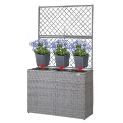 Polyrattan Blumenkasten Mit Rankgitter Grau 16 Polyrattan Blumenkasten Mit Rankgitter Grau -Gartenmöbel Und Dekoration Geschäft 2578d82babc37cc82fe46133828edbd2 de 108645d 6