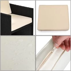 Polyrattan Garten-Sitzgruppe Patio 3-tlg. Glasplatte -Gartenmöbel Und Dekoration Geschäft 2616e3a36ce9c20d71feb1ebe8e4d649 de 991497d 22 1