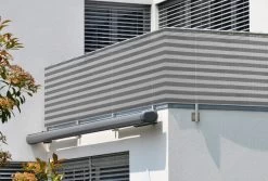 Balkonsichtschutz Grau/Weiß 1,4x10m -Gartenmöbel Und Dekoration Geschäft 265dac6379de1d0f413203e5496f3927 de 881899d 19 1 1