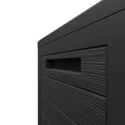 Auflagenbox Woody Anthrazit Holzoptik 280L