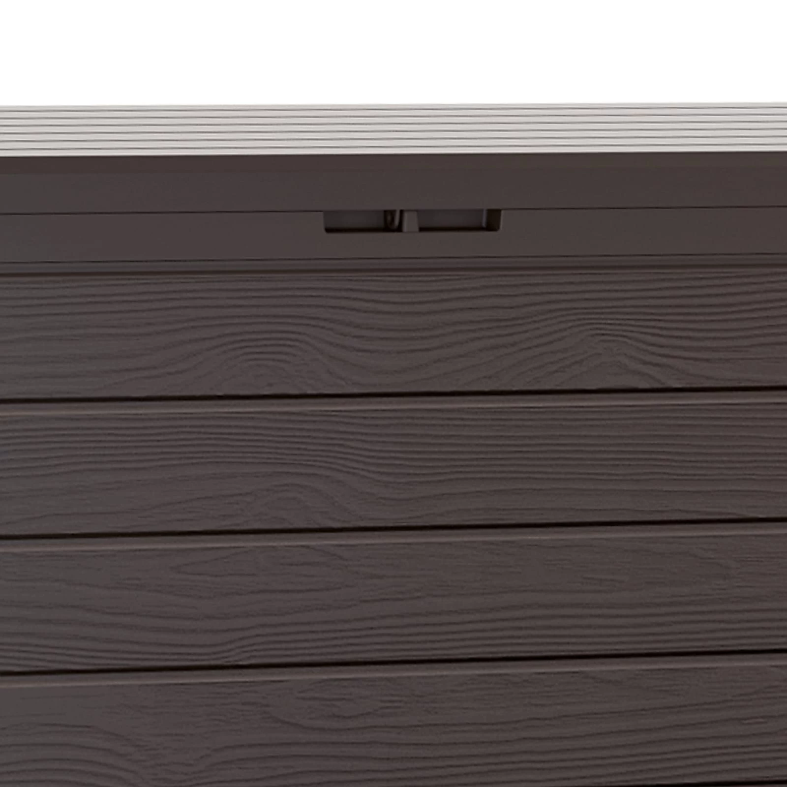 Auflagenbox Woody Braun Holzoptik 280L 6 Auflagenbox Woody Braun Holzoptik 280L – Bild 4