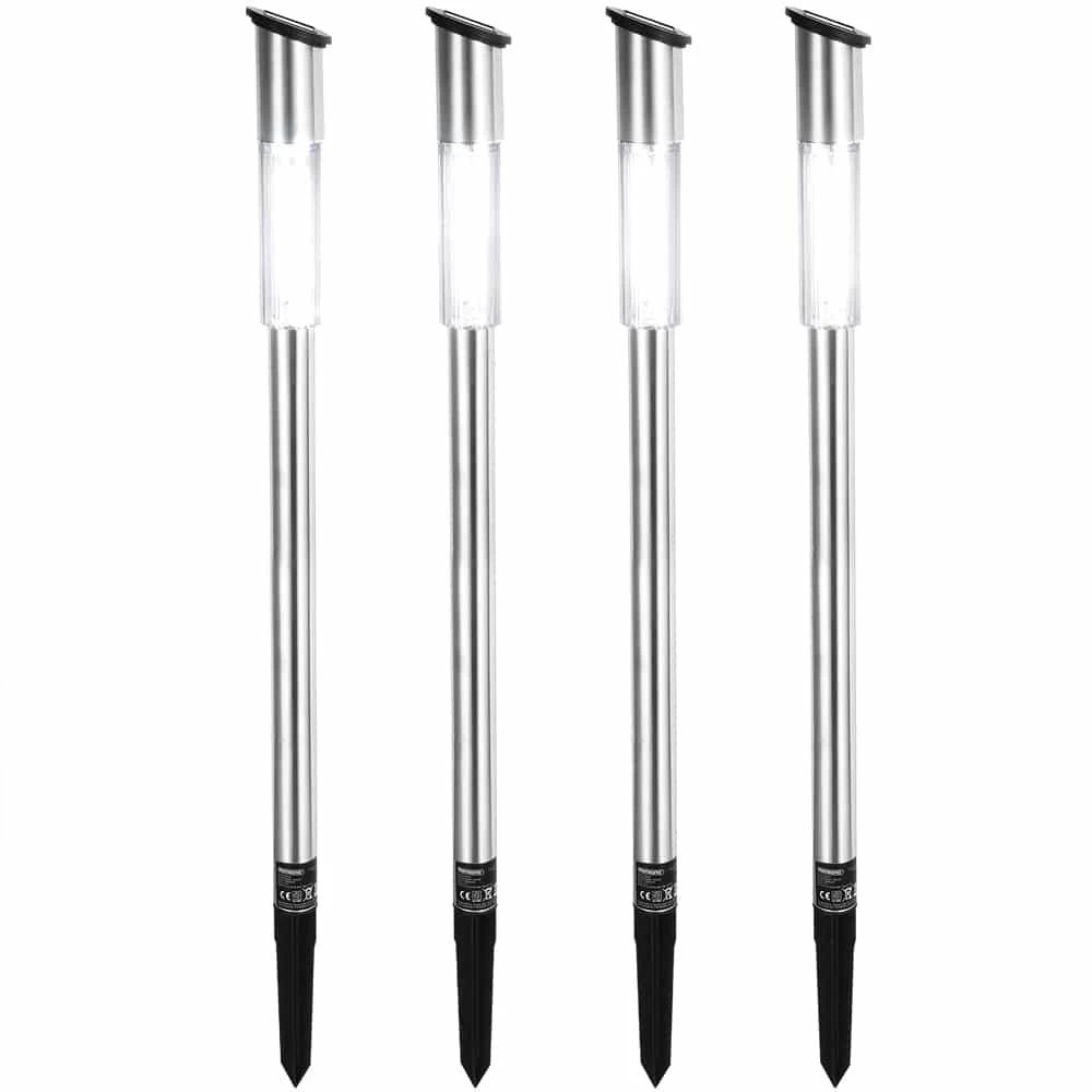 LED Solarleuchte 4er-Set Mit Dämmerungssensor 4 LED Solarleuchte 4er-Set Mit Dämmerungssensor – Bild 2
