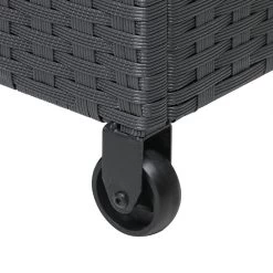 Polyrattan-Auflagenbox Schwarz 150x77x73cm Mit Rollen -Gartenmöbel Und Dekoration Geschäft 283b48cf90b48ab3ed020c696bfa8d44 de 108343d 7 1