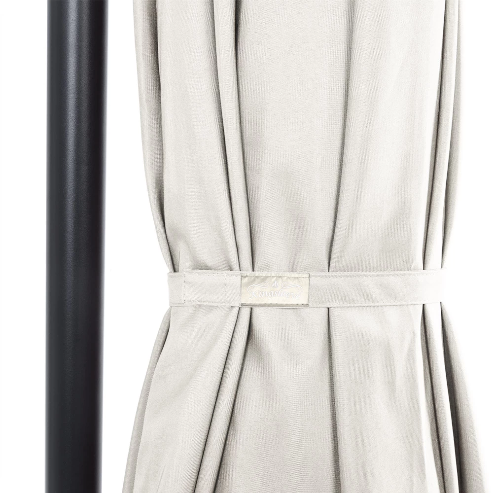 Ampelschirm Creme Alu Ø300cm Inkl. Abdeckung 11 Ampelschirm Creme Alu Ø300cm Inkl. Abdeckung – Bild 9