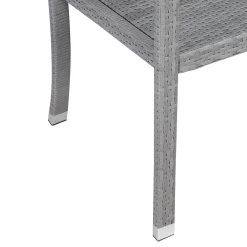 Polyrattan Gartenbank Grau 122x58x87cm -Gartenmöbel Und Dekoration Geschäft 29d281cc7a6be04a18738842933cef15 de 108635d 6