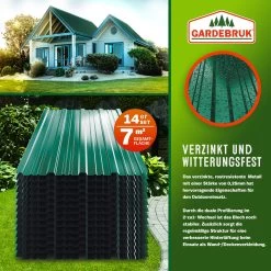 Trapezblech 14er-Set Grün 110x46cm -Gartenmöbel Und Dekoration Geschäft 29f339ea6a833c7fb3407edc1b29237f 02 109613 on amb amz high de 1