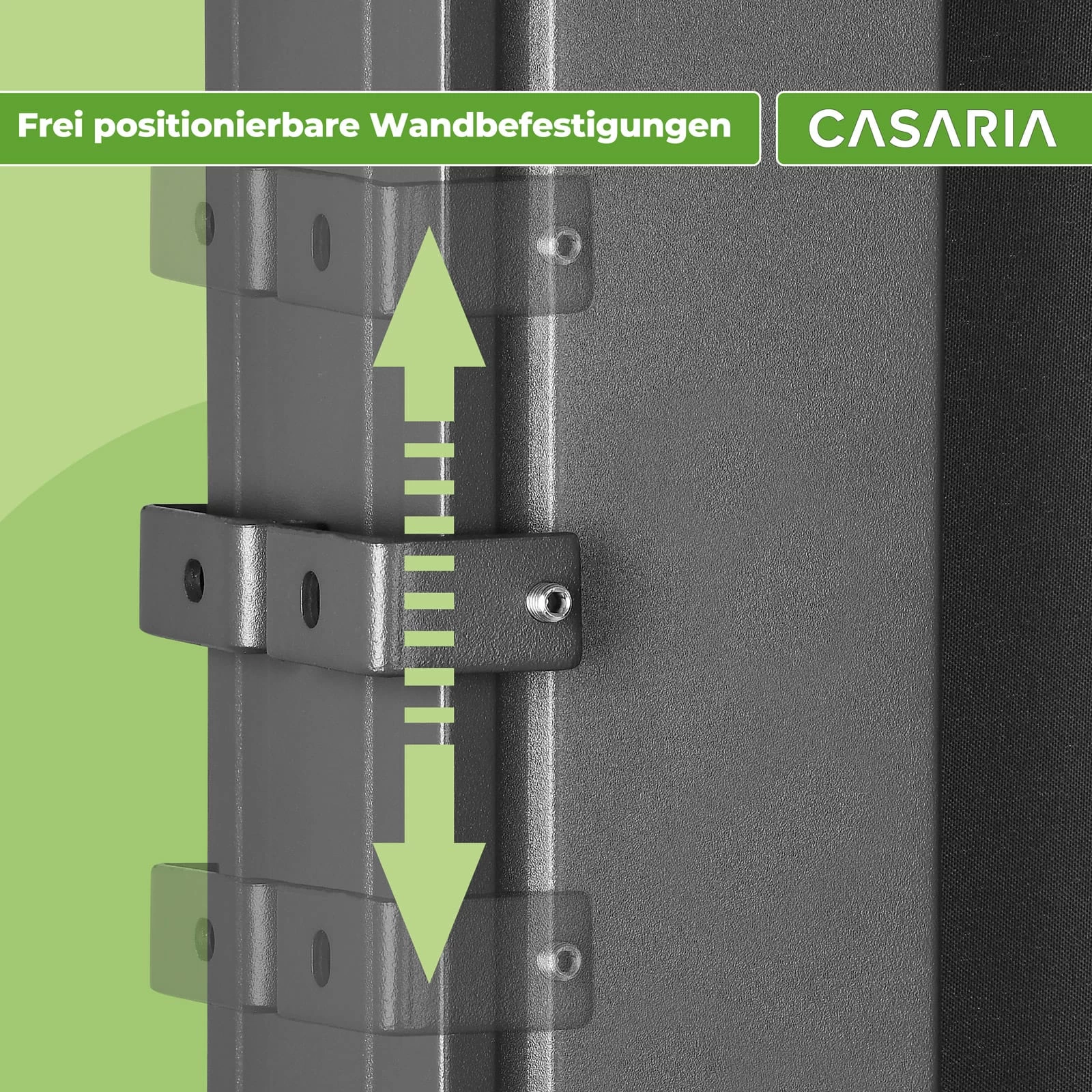 Seitenmarkise Nosara Anthrazit 160x300cm Ausziehbar 11 Seitenmarkise Nosara Anthrazit 160x300cm Ausziehbar – Bild 9