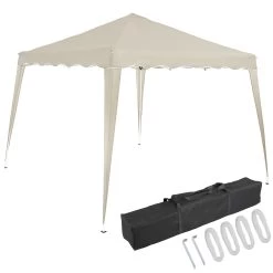 Faltpavillon Capri - Popup Beige 3x3m